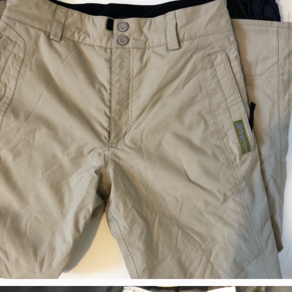 Burton women’s snowboarding pants.  High rise